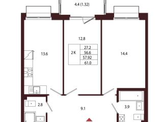 Продается 2 комн. квартира фото Санкт-Петербург