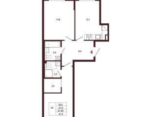 Продаю 2 комнатную квартиру фото Санкт-Петербург