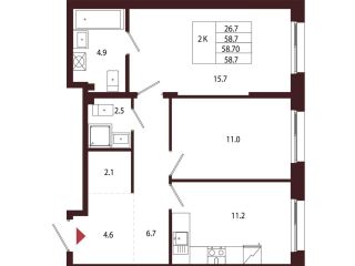 Продам 2 комнатную квартиру фото Санкт-Петербург