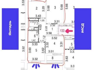Продается 3 комнатная квартира видеонаблюдение фото 16 Москва