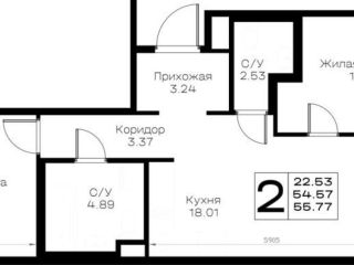 Продаю 2 комнатную квартиру черновая отделка рассрочка фото Всеволожск