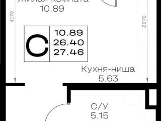 Продается студия рассрочка черновая отделка фото Всеволожск