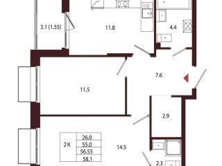 Продам двухкомнатную квартиру фото Санкт-Петербург