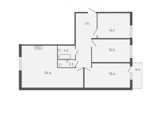 Продается 3 комн. квартира фото Санкт-Петербург