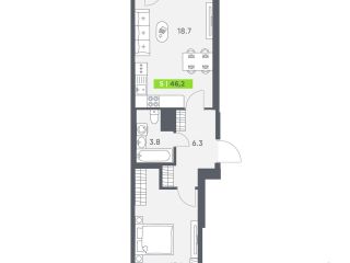Продам однокомнатную квартиру фото 3 Санкт-Петербург