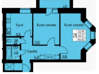 Продаю двушку кирпичный видеонаблюдение фото 3 Ярославль