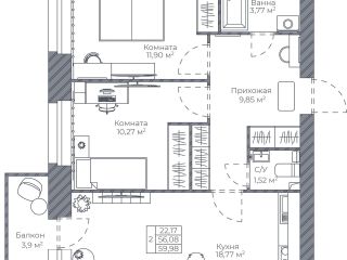 Продам двухкомнатную квартиру рассрочка с газовым отоплением фото Ярославль