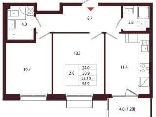 Продам 2 комнатную квартиру фото Санкт-Петербург