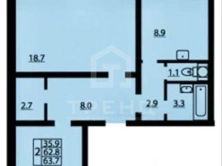 Продам двухкомнатную квартиру с мебелью фото 22 Санкт-Петербург