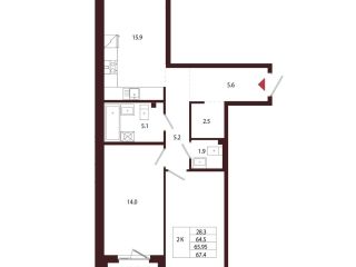 Продается 2 комн. квартира фото Санкт-Петербург