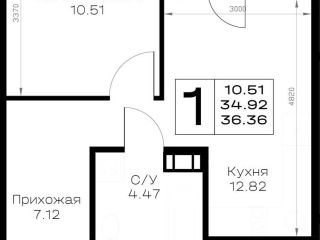 Продаю 1 комнатную квартиру черновая отделка рассрочка фото Всеволожск