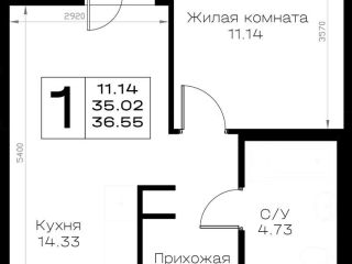 Продается однокомнатная квартира черновая отделка рассрочка фото Всеволожск