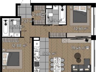 Продается 3 комн. квартира фото Москва