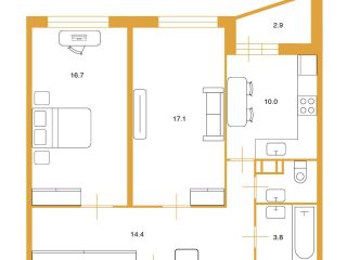 Продаю 2 комнатную квартиру с мебелью видеонаблюдение фото Санкт-Петербург